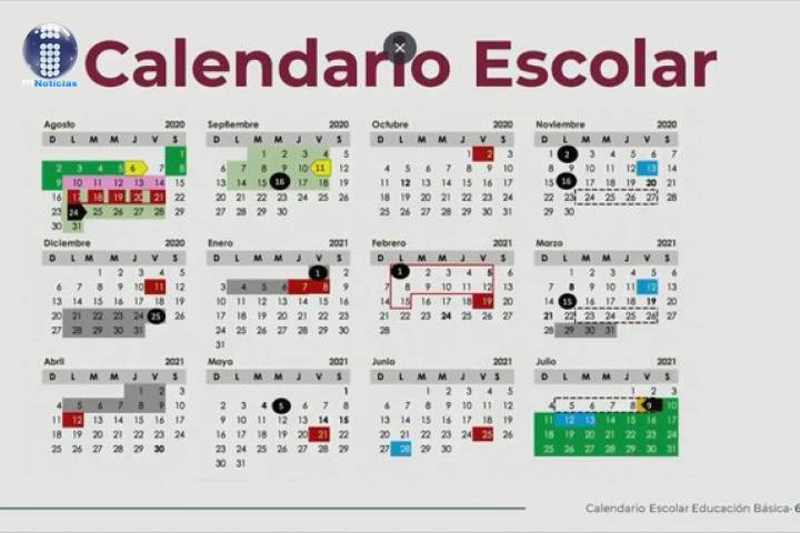 Presenta Sep El Calendario Oficial Del Ciclo Escolar 2020 2021 