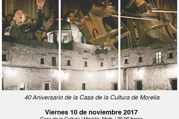 Este viernes, concierto de la Osidem en la Casa de la Cultura de Morelia      