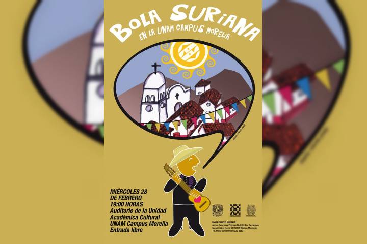 Bola Suriana se presentará en UNAM Campus Morelia