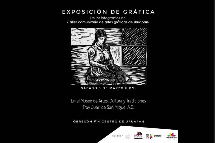 Este sábado, la inauguración del Taller Comunitario de Artes Gráficas en Uruapan  