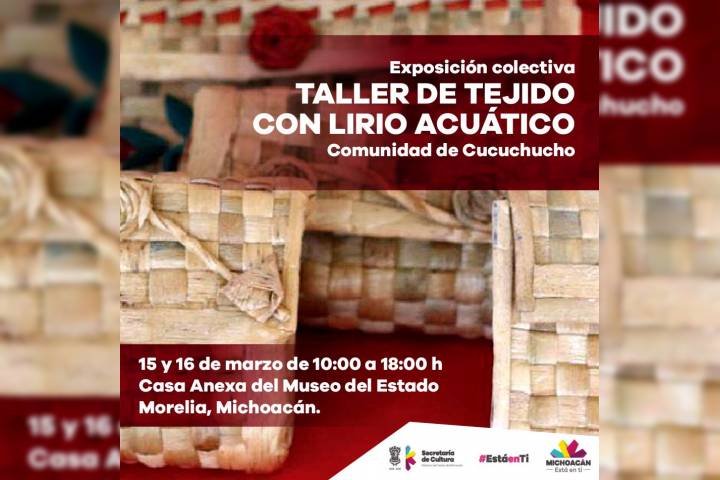 En el Museo del Estado, los resultados del Taller de tejido con lirio acuático