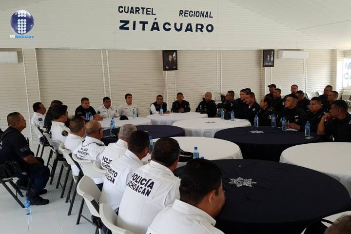 Policía Michoacán trabaja en estrategias para Zitácuaro, Morelia y Huetamo