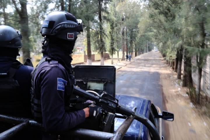 Evalúa SSP desempeño de agentes de la Policía Michoacán en Tlalpujahua    