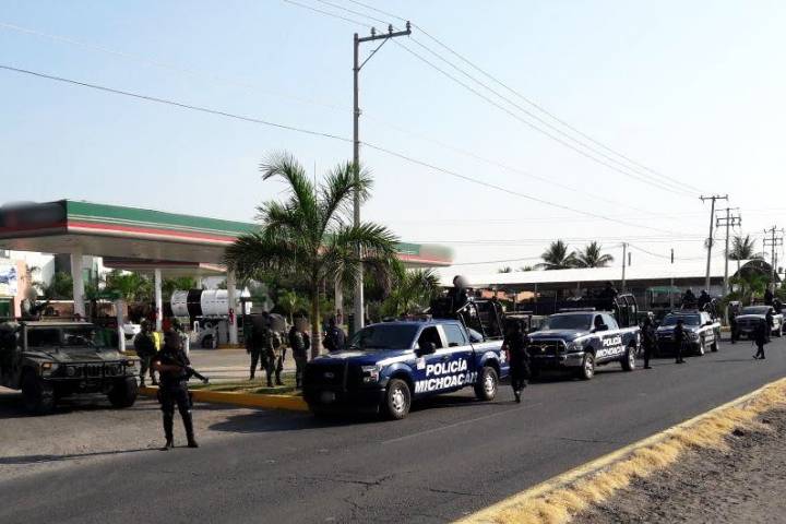 Refuerza SSP presencia policial en Apatzingán, La Huacana y Múgica     