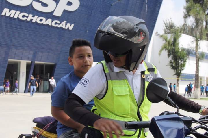 Fomenta SSP la sana convivencia en niños hijos de policías      