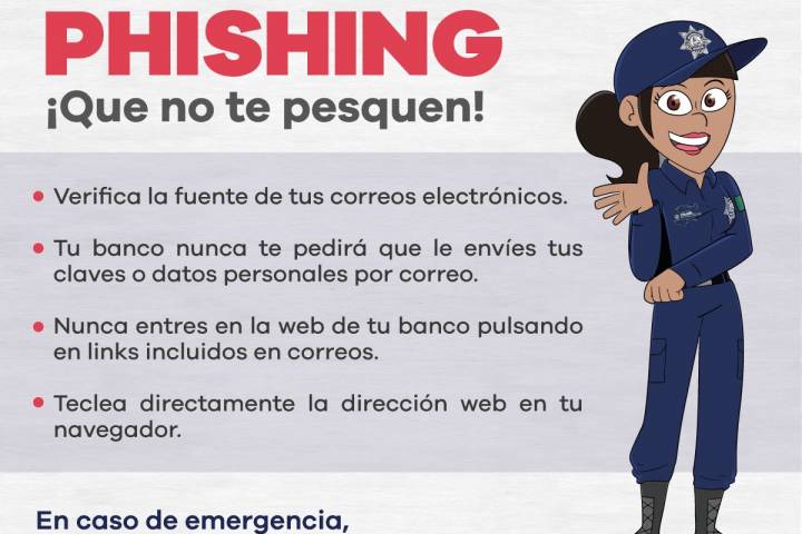 Advierte Policía Cibernética sobre "Phishing"     