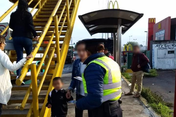 Fomenta SSP uso de puentes peatonales     