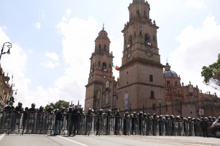 Concluyen manifestaciones en Centro Histórico