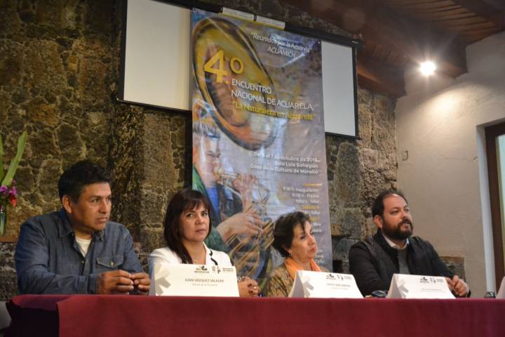 En Morelia, 4º Encuentro Nacional de "La Naturaleza de la Acuarela"