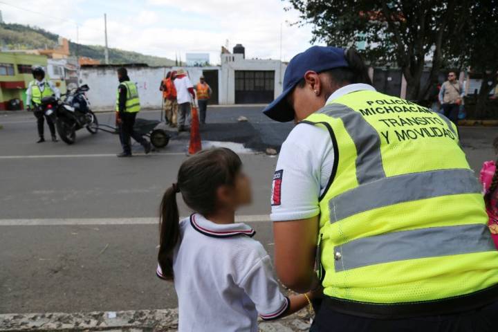 Con programa de Educación Vial, intensifica SSP acciones preventivas en escuelas del Ramal Camelinas       