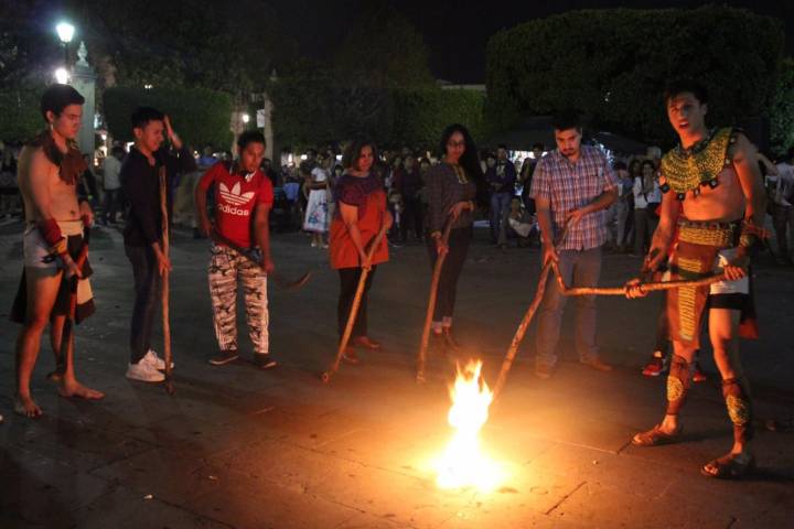 Entre la tradición y el misticismo, SeCultura exhibió el Uarhukua en el Centro de Morelia  