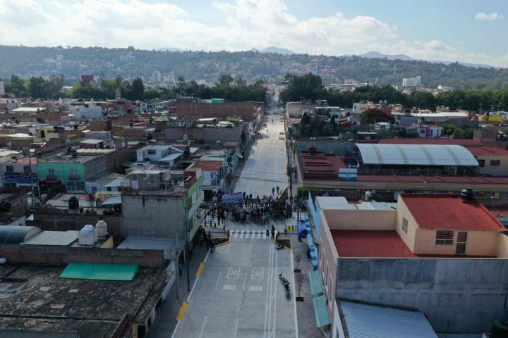 Raúl Morón apertura Vicente Santa María, calle tuvo tiempo récord de construcción