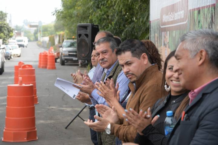 Reconstruye Raúl Morón calles afectadas por inundaciones