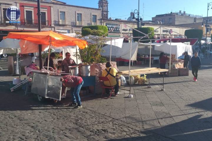 Inicia operativo para la colocación de comercio popular durante el Miércoles de Ceniza