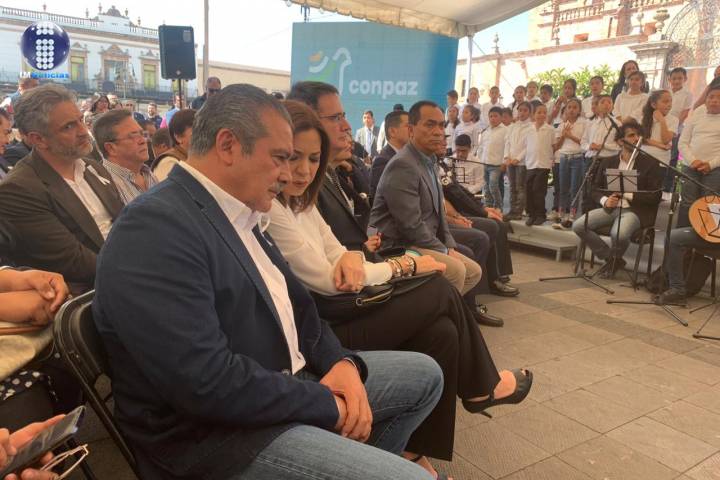 Morón presente en la instalación del Consejo Michoacano para la Paz y la Reconciliación