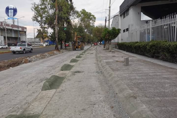 Registra lateral sur de Avenida Madero avance del 95 % en pavimentación