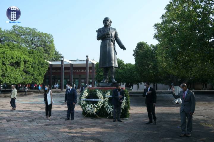 Ayuntamiento de Morelia conmemora CCXLVII aniversario del natalicio de Don Miguel Hidalgo