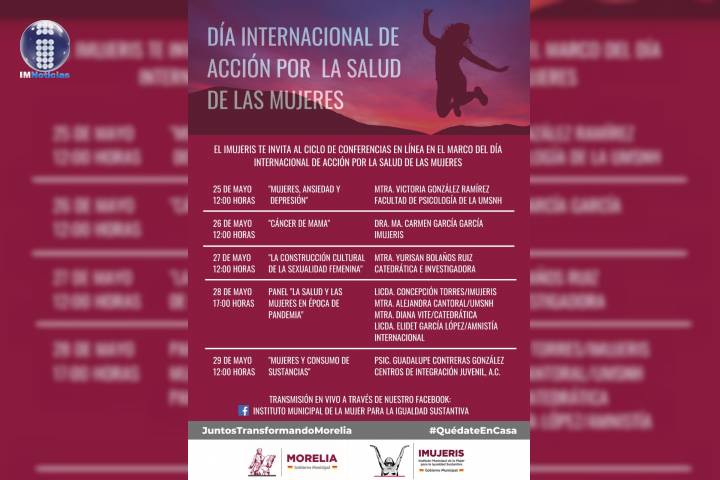 Realiza IMUJERIS ciclos de conferencias en línea 