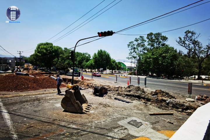 Gobierno de Morelia pide a ciudadanía tomar precauciones ante avance de obra de laterales de la Avenida Madero