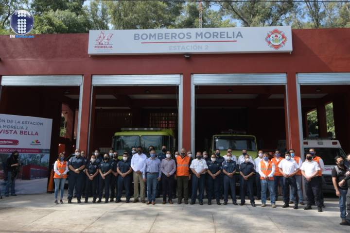 Cumple Raúl Morón compromiso, entrega Segunda Estación de Bomberos de Morelia