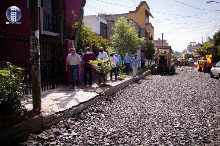 Supervisa Raúl Morón obras en colonias populares de Morelia