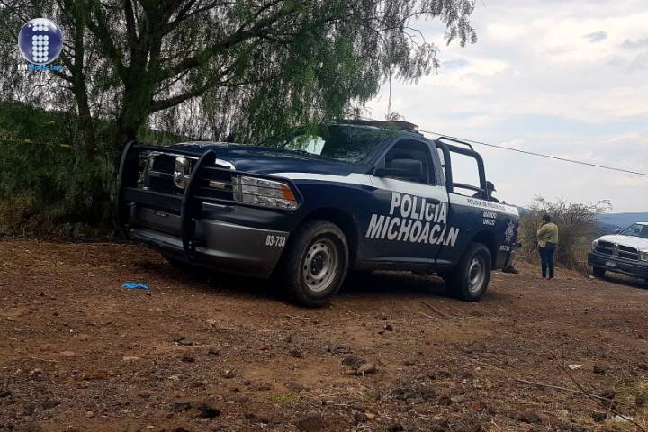 Hallan cadáver semienterrado en predio de Puruándiro