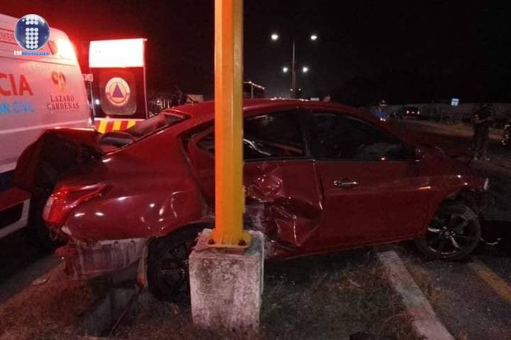 Accidente vial deja un muerto y un lesionado en Lázaro Cárdenas