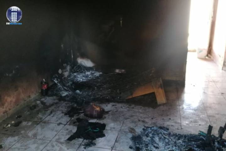 Hombre muere en hogar incendiado al norte de Morelia