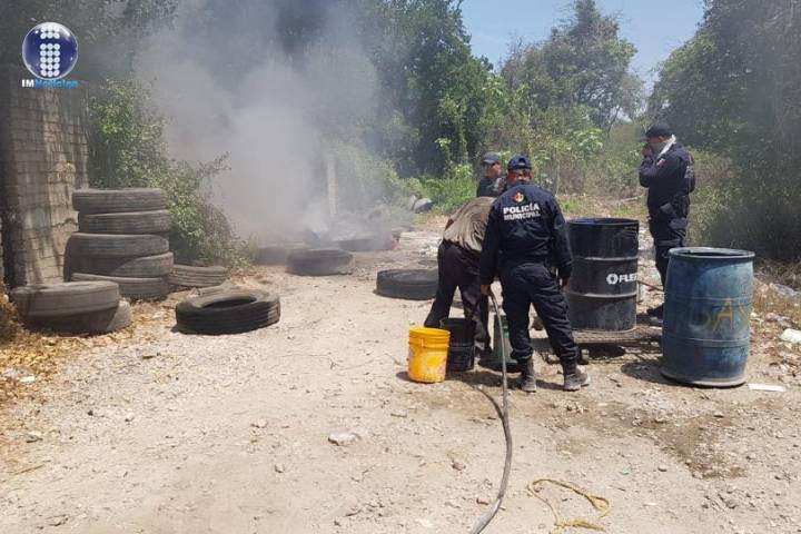 Mujer muere quemada en Aquila