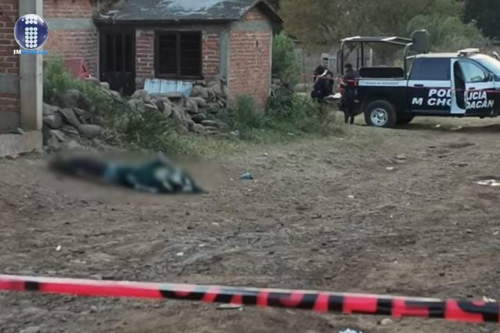 Hombre es ultimado a tiros en Tangancícuaro  