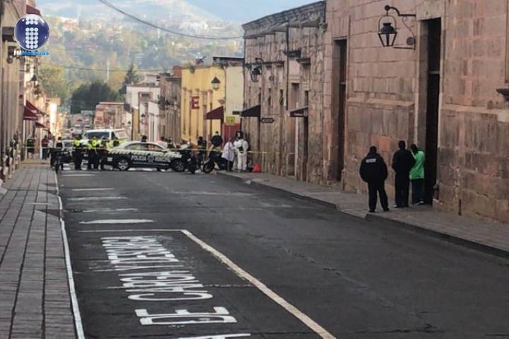 Peatón fallece en el Centro Histórico de Morelia 