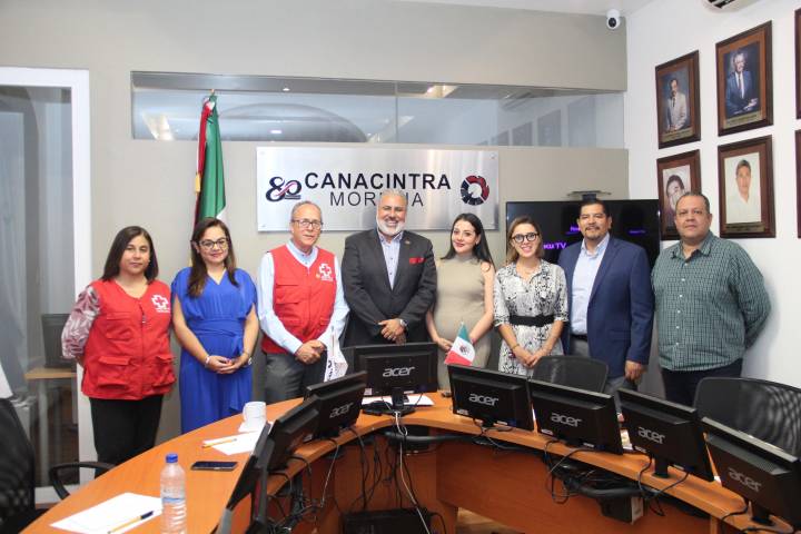 Suman CANACINTRA Morelia y Cruz Roja esfuerzos por la promoción de los primeros auxilios