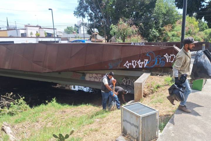 Gobierno de Morelia interviene bajo puentes de Av. Solidaridad