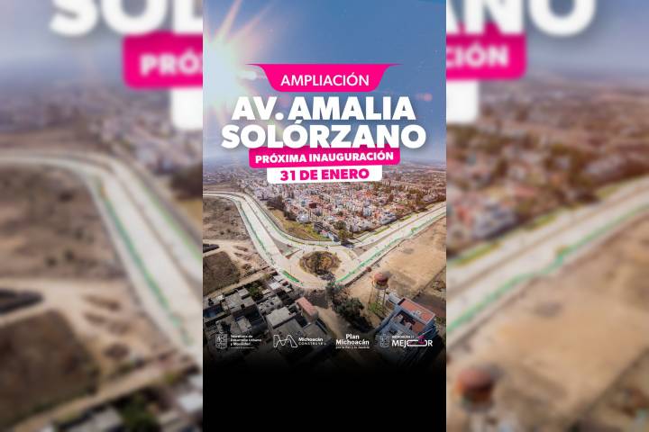Ampliación de avenida Amalia Solórzano lista el 31 de enero: Gladyz Butanda